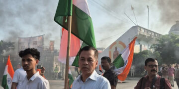 Tiprasa civil bodies block tracks in Tripura, train services hit