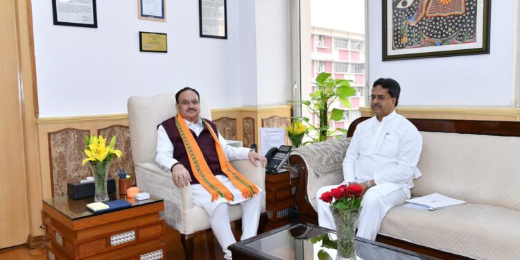 Tripura CM Holds Talks with Nadda on Health Infra, Med College