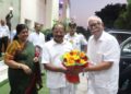 Tripura Governor Welcomes Goa Governor at Raj Bhavan Agartala