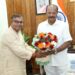 Ratan Lal Nath calls on Governor Indra Sena Reddy Nallu