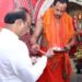 Governor Indra Sena Reddy Nallu Offers Prayers at Mata Temple