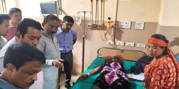 Attack on BJP workers en route to Takarjala rally; Rajib visits injured