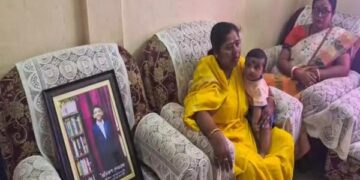Pratima Bhoumik visits family of 10-year-old accident victim