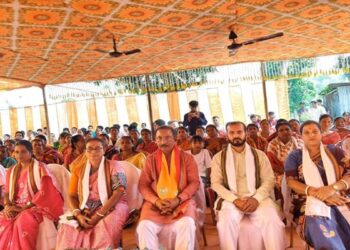 Rajib Bhattacharjee launches ‘Har Ghar Swadeshi’ in Kamalasagar
