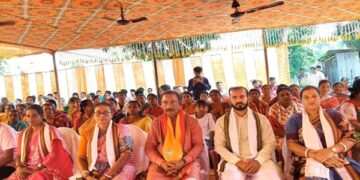 Rajib Bhattacharjee launches ‘Har Ghar Swadeshi’ in Kamalasagar