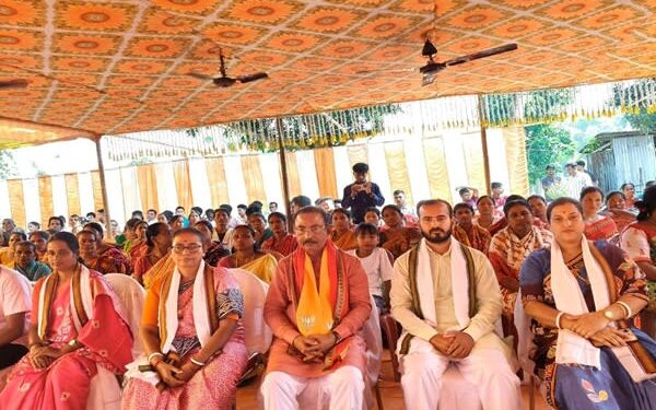Rajib Bhattacharjee launches ‘Har Ghar Swadeshi’ in Kamalasagar