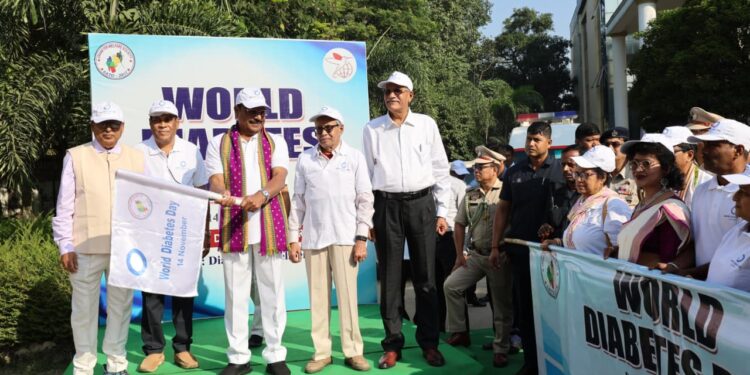 Gov Indra Sena Reddy joins World Diabetes Day programme