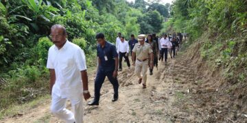 Tripura Governor visits remote border village in Dhalai district
