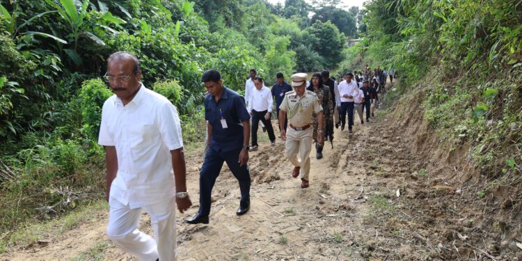 Tripura Governor visits remote border village in Dhalai district