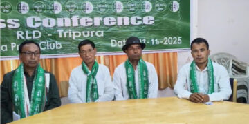 Manindra Reang Joins RLD, Named Tripura State President