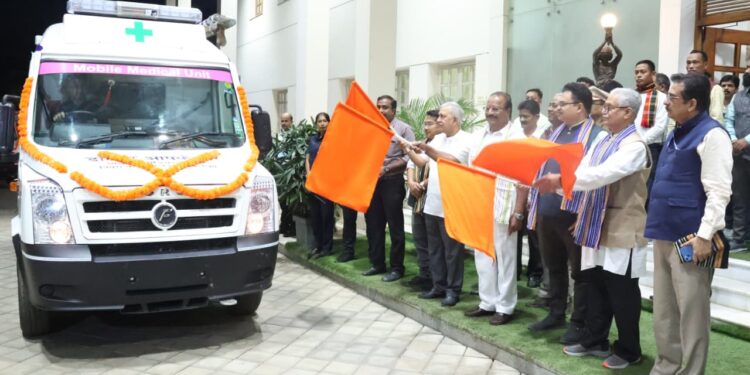 Governor Reddy Nallu flags off Mobile Health Unit in Agartala