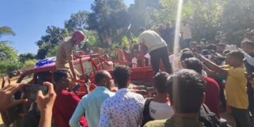 Three Killed as Bolero Pickup Collides with Agartala–Silchar Passenger Train in Dhalai