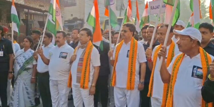 Tripura CM Leads Sardar@150 Unity March, Calls for Strengthening ‘Vocal for Local’ Movement