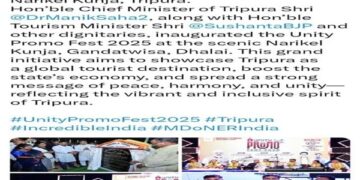 DoNER Ministry lauds Tripura’s ‘Unity Promo Fest’ for cultural unity