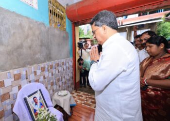 Manik Saha Hails Rajesh Banik’s Contribution to Tripura Cricket