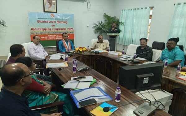 Rabi 2025: West Tripura holds review meet on sustainable farming