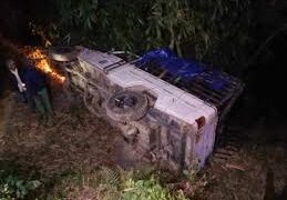 Jeep plunges in Dhalai; one dead, two critically hurt