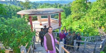 Tinku Roy visits Shivbari in Chinibagan, flags tourism potential