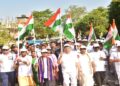 Minister Tinku Roy leads ‘Sardar @150 Ekta Yatra’ in Tripura