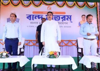 Saha calls ‘Vande Mataram’ a sacred nation-building mantra