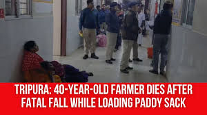 40-Year-Old Farmer Dies After Tragic Fall While Loading Paddy in Sabroom
