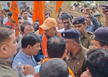 Agartala Protest by Sanatani Hindu Sena Over Bangladesh Lynching