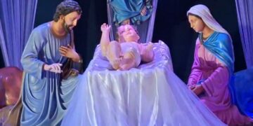 Hundreds Gather at Don Bosco Church in Agartala to Celebrate Christmas Eve with Prayers for Peace