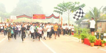 Assam Rifles Organises ‘Run for Fun’ in Radhanagar to Mark Vijay Diwas