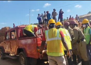 Three Killed, Four Injured as Brick Kiln Chimney Collapses During Rituals in Dhalai