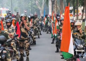 BSF Marks Diamond Jubilee with Colourful Bike Rally in Agartala to Inspire Youth and Promote Nationalism