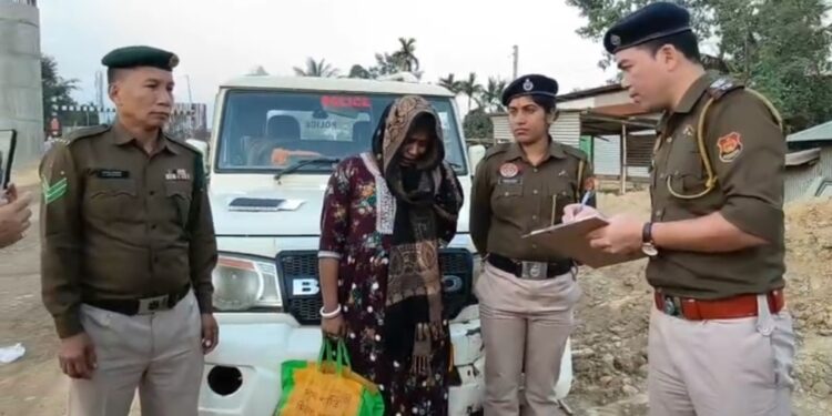 Woman Drug Peddler Arrested in Teliamura; Brown Sugar Worth ₹7 Lakh Seized