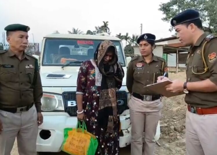 Woman Drug Peddler Arrested in Teliamura; Brown Sugar Worth ₹7 Lakh Seized