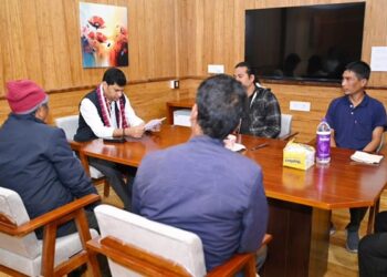 Sudhangshu Das Meets BJP Functionaries in North Tripura