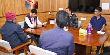 Sudhangshu Das Meets BJP Functionaries in North Tripura