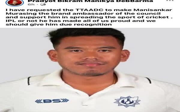 After IPL Snub, Deb Barma Supports Murasingh as TTADC Face