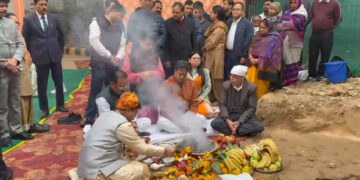 Manik Saha lays foundation stone for Tripura Bhavan extension