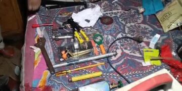 Illegal arms unit busted in Tripura, one arrested