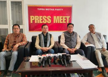 TIPRA Motha Raises Roman Script, TTAADC Polls with CM Amid NDA Tensions in Tripura