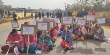 Protests Erupt in Bishramganj Over Alleged Inclusion of TTAADC Areas in Nagar Panchayat