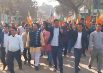 BJP Protests in Hezamara Over Attack on Workers, Demands Arrest of Tipra Motha Activists