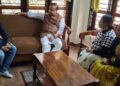 Assam CM Meets Family Members of Former Tripura Assembly Speaker Bishwabandhu Sen