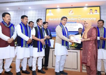 Manik Saha stresses inclusive growth at merit awards