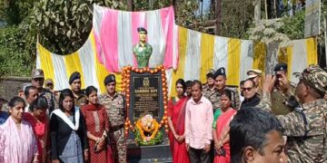 Statue of CRPF martyr Sambhu Roy unveiled in Dharmanagar