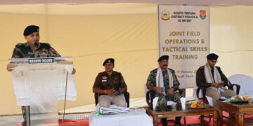 Joint Police-BSF Drill Begins in South Tripura