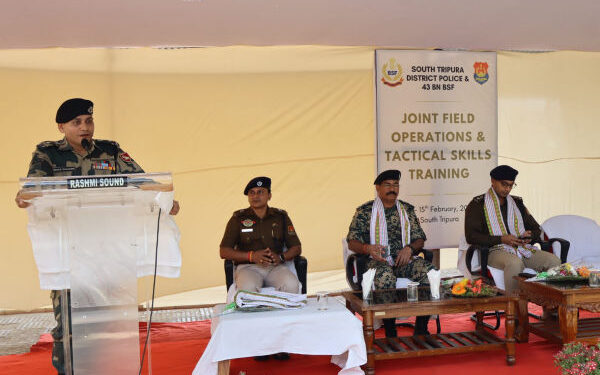 Joint Police-BSF Drill Begins in South Tripura