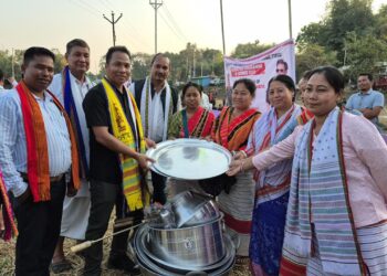201 Beneficiaries Receive Catering Utensils from CEM Jamatia