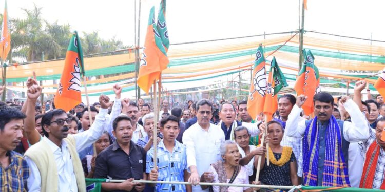 Only BJP can ensure real development for tribals in TTAADC: CM