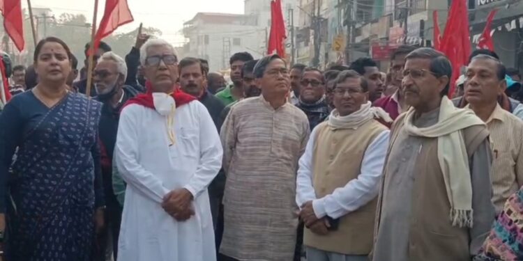 General Strike Sees Limited Impact in Agartala Amid Left Protests