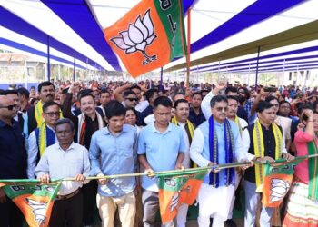 CM Saha addresses tribal rally in Unakoti