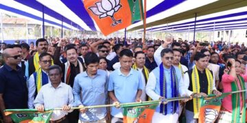 CM Saha addresses tribal rally in Unakoti